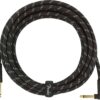 FENDER DELUXE SERIES INSTRUMENT CABLE STR-ANGL BLACK TWEED 5