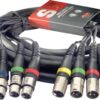STAGG 8 CHANNEL XLR MULTICORE CABLE 5M