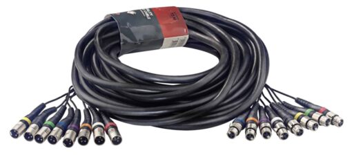 STAGG 8 CHANNEL XLR MULTIFORE CABLE 15M