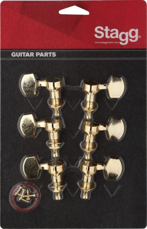 STAGG ELECTRIC GUITAR MACHINE HEADS GOLD