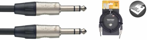 STAGG NAC1PSR 1M STEREO CABLE