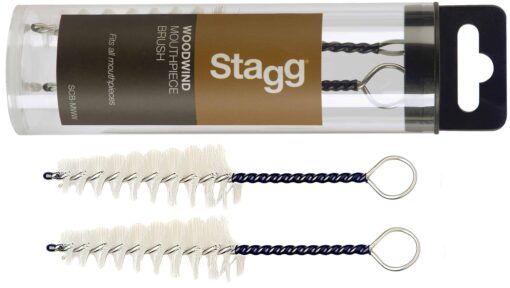 STAGG TWO UNIVERSAL WOODWIND MOUTHPIECE BRUSHES