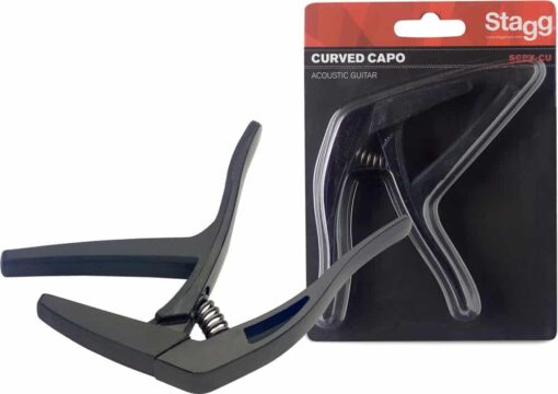 STAGG SCPX-CU/BK CURVED TRIGGER CAPO