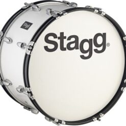 STAGG 18"x10" MARCHING BASSDRUM WHITE