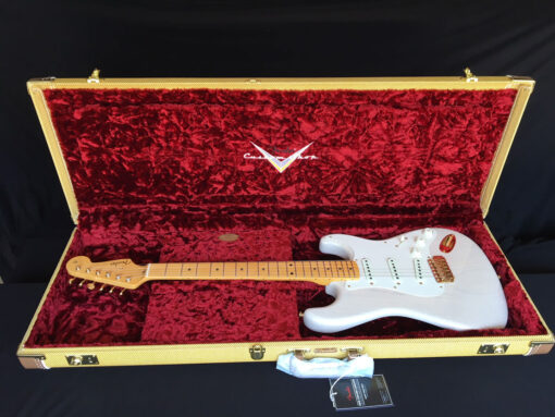 FENDER CUSTOM SHOP 2019 VINTAGE CUSTOM 57 STRAT AGED WHITE BLONDE