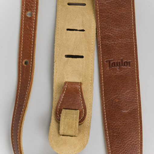 Taylor Medium Brown Genuine Leather Guitar Strap