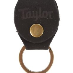Taylor Key Ring w:Pick Holder Black Nubuck