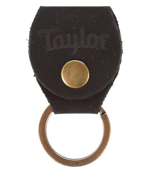Taylor Key Ring w:Pick Holder Black Nubuck