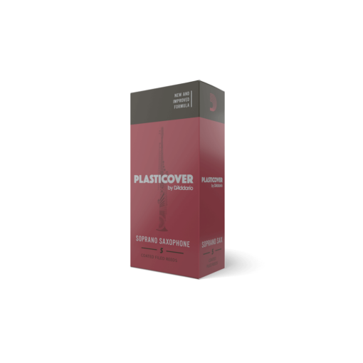 PLASTICOVER BY D'ADDARIO SOPRANO SAXOPHONE REEDS 2.5, 5-PACK RRP05SSX250