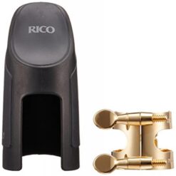 D'ADDARIO HCL1G H-LIGATURE AND CAP, BB CLARINET, GOLD-PLATED
