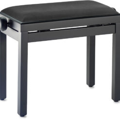 STAGG PIANO BENCH WITH BLACK VELVET TOP