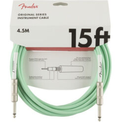 FENDER 15’ INSTRUMENT CABLE SURF GREEN