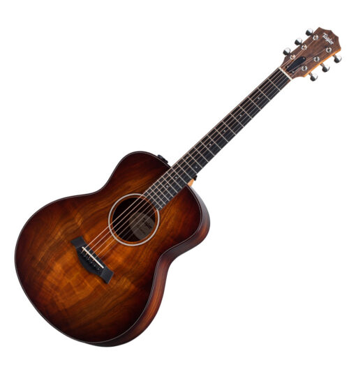 TAYLOR GS MINI-E KOA PLUS SHADED EDGE BURST TRAVEL ACOUSTIC GUITAR