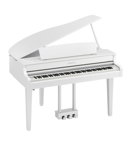 YAMAHA CLP865GP GRAND PIANO IN POLISHED WHITE