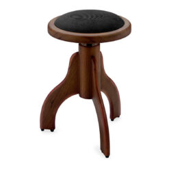 STAGG MATT PIANO STOOL ROSEWOOD COLOUR WITH BLACK VELVET COVERING