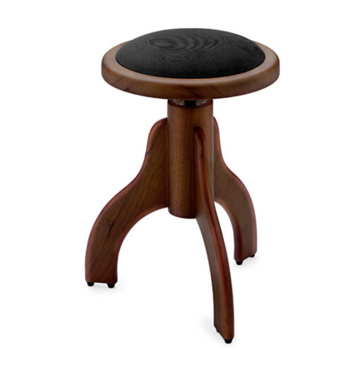 STAGG MATT PIANO STOOL ROSEWOOD COLOUR WITH BLACK VELVET COVERING