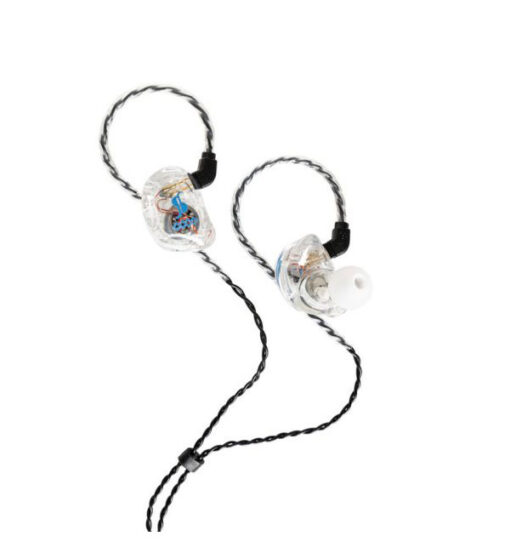STAGG SPM-435 HIGH RESOLUTION 4 DRIVERS SOUND ISOLATING EARPHONES TRANSPARENT