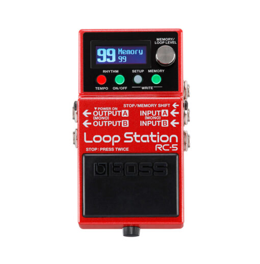 BOSS RC-5 LOOP STATION COMPACT PHRASE RECORDER PEDAL