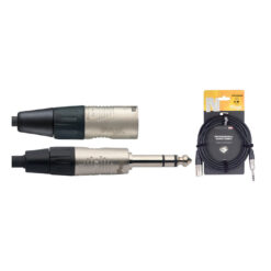 STAGG NAC6PSXMR 6M/20FT BALANCED JACK TO MALE XLR CABLE