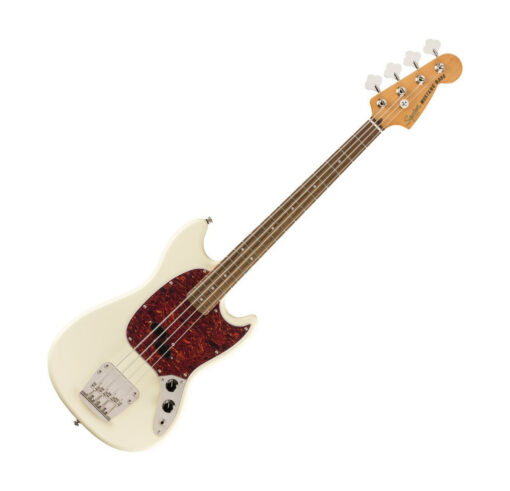 FENDER SQUIER CLASSIC VIBE 60S MUSTANG BASS LRL OLYMPIC WHITE
