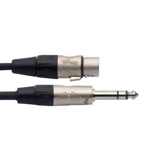 STAGG N SERIES AUDIO CABLE JACK/XLR M/F STEREO 3 M