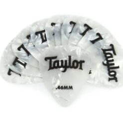 TAYLOR 80712 CELLULOID 351 PICKS WHITE PEARL 12-PACK