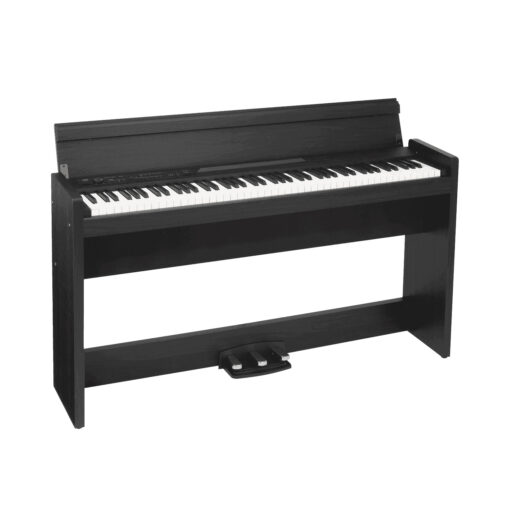 KORG LP-380 ROSEWOOD BLACK DIGITAL PIANO WITH STAND