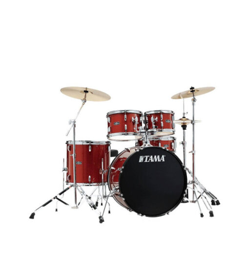 TAMA SG52KH6C STAGESTAR 5-PIECE DRUM KITS WITH CYMBALS, SCORCHED COPPER SPARKLE