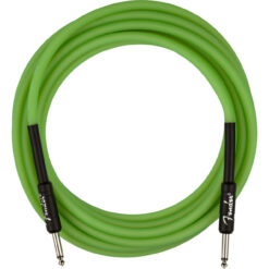 FENDER PROFESSIONAL 5.5M GLOW-IN-THE-DARK CABLE GREEN