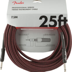 FENDER PROFESSIONAL SERIES INSTRUMENT CABLE 7.5M RED TWEED