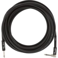 FENDER PROFESSIONAL SERIES INSTRUMENT CABLE STRAIGHT/ANGLE 5.5M BLACK