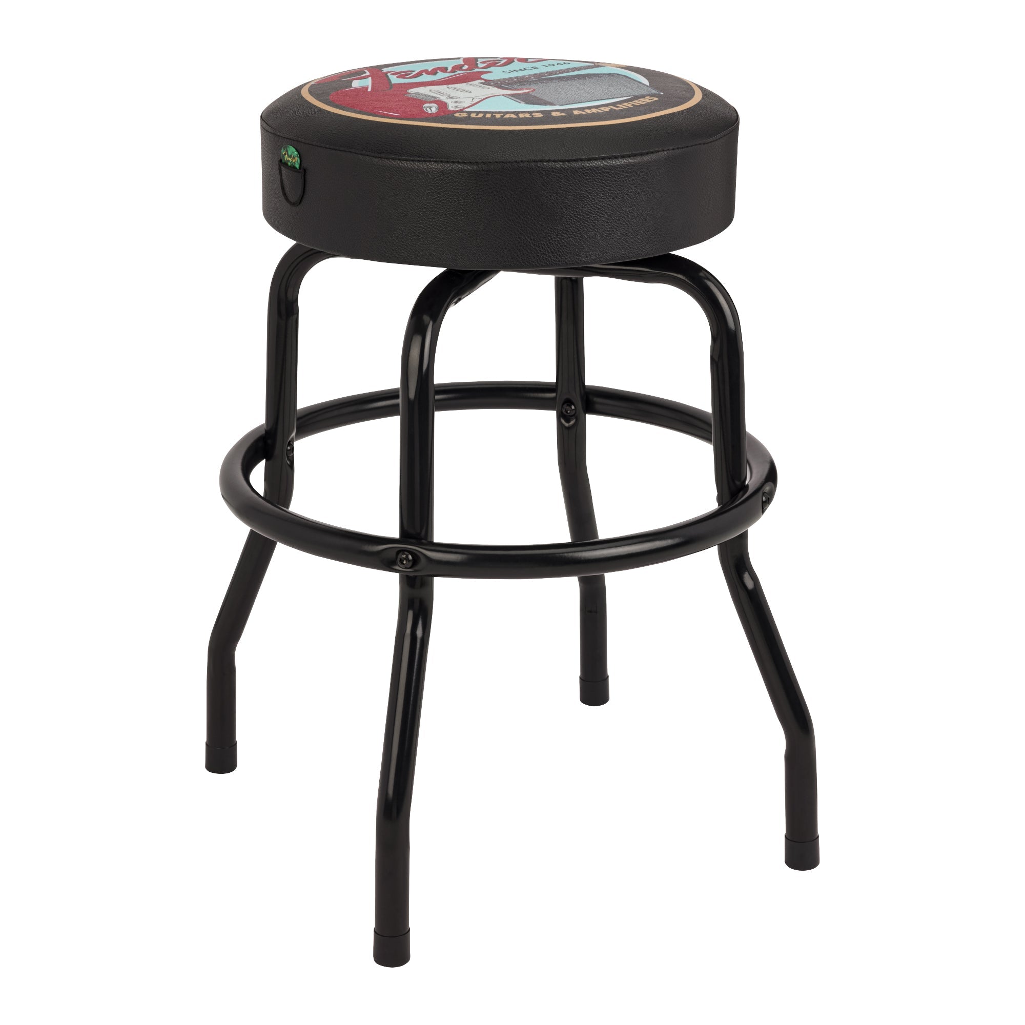 FENDER® GUITARS & AMPS PICK POUCH BARSTOOL, BLACK