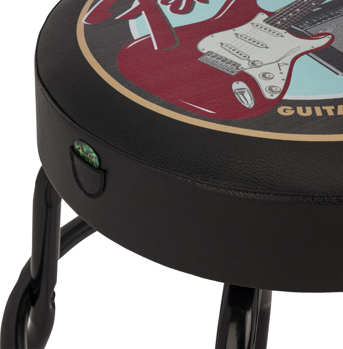 FENDER GUITARS AMPS PICK POUCH BARSTOOL BLACK