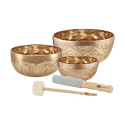 MEINL 3-PIECE SPECIAL ENGRAVED SINGING BOWL SET 600/800/1000G