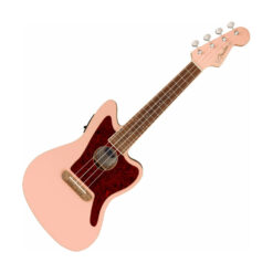 Fender Fullerton Jazzmaster Uke Concert Ukulele Shell Pink