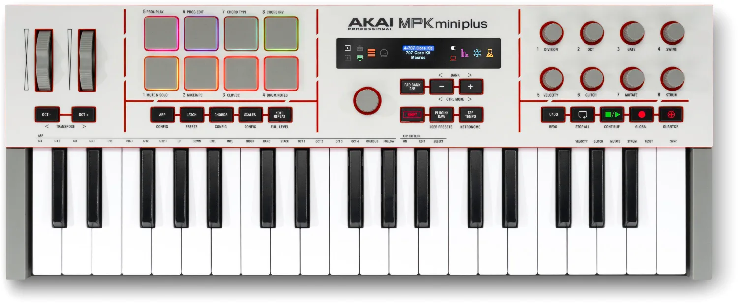 AKAI MPK MINI PLUS II MIDI-КЛАВИАТУРА НА 37 КЛАВИШ — изображение 2