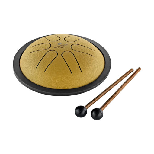 MEINL SONIC ENERGY MSTD3G MINI STEEL TONGUE DRUM B-MAJOR 6-INCH GOLD