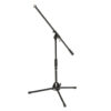 STAGG LOW PROFILE 2-SECTION MICROPHONE STAND WITH FOLDING LEGS