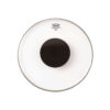 REMO BATTER CONTROLLED SOUND CLEAR 10-INCH DIAMETER BLACK DOTTM ON TOP