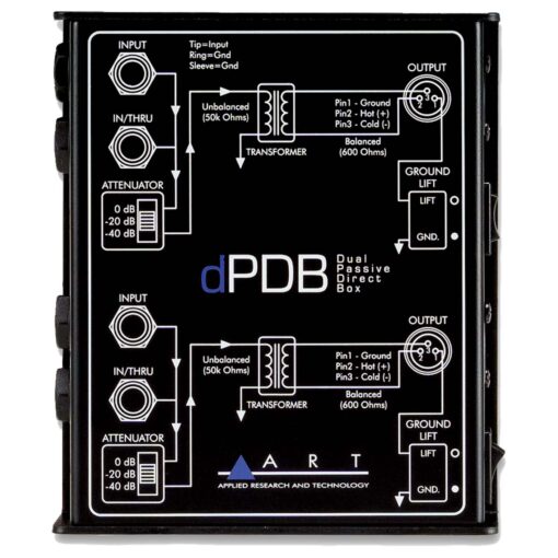 ART DPDB DUAL PASSIVE DIRECT BOX