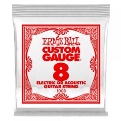 ERNIE BALL .008 PLAIN SINGLE STRING