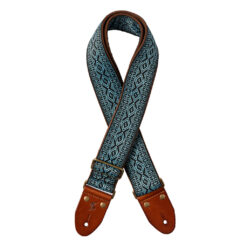 STAGG WOVEN NYLON STRAP DIAMOND BLUE