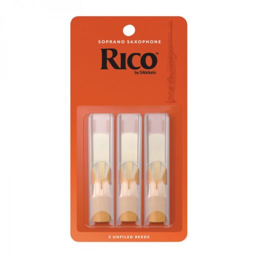 RICO BY D'ADDARIO SOPRANO SAXOPHONE REEDS 1.5 (3 PACK)