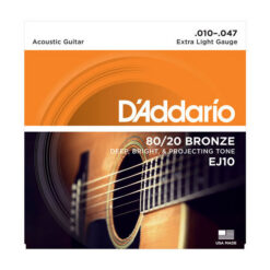 DADDARIO EJ10 80/20 BRONZE