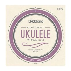 DADDARIO EJ87C TITANIUM UKULELE SET