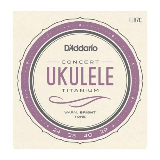DADDARIO EJ87C TITANIUM UKULELE SET
