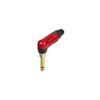 NEUTRIK 1/4-INCH PLUG 2POLE SILENT GOLD/RED