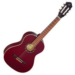 ORTEGA FAMILY SERIES 1/2 CLASSICAL GUITAR WINE RED