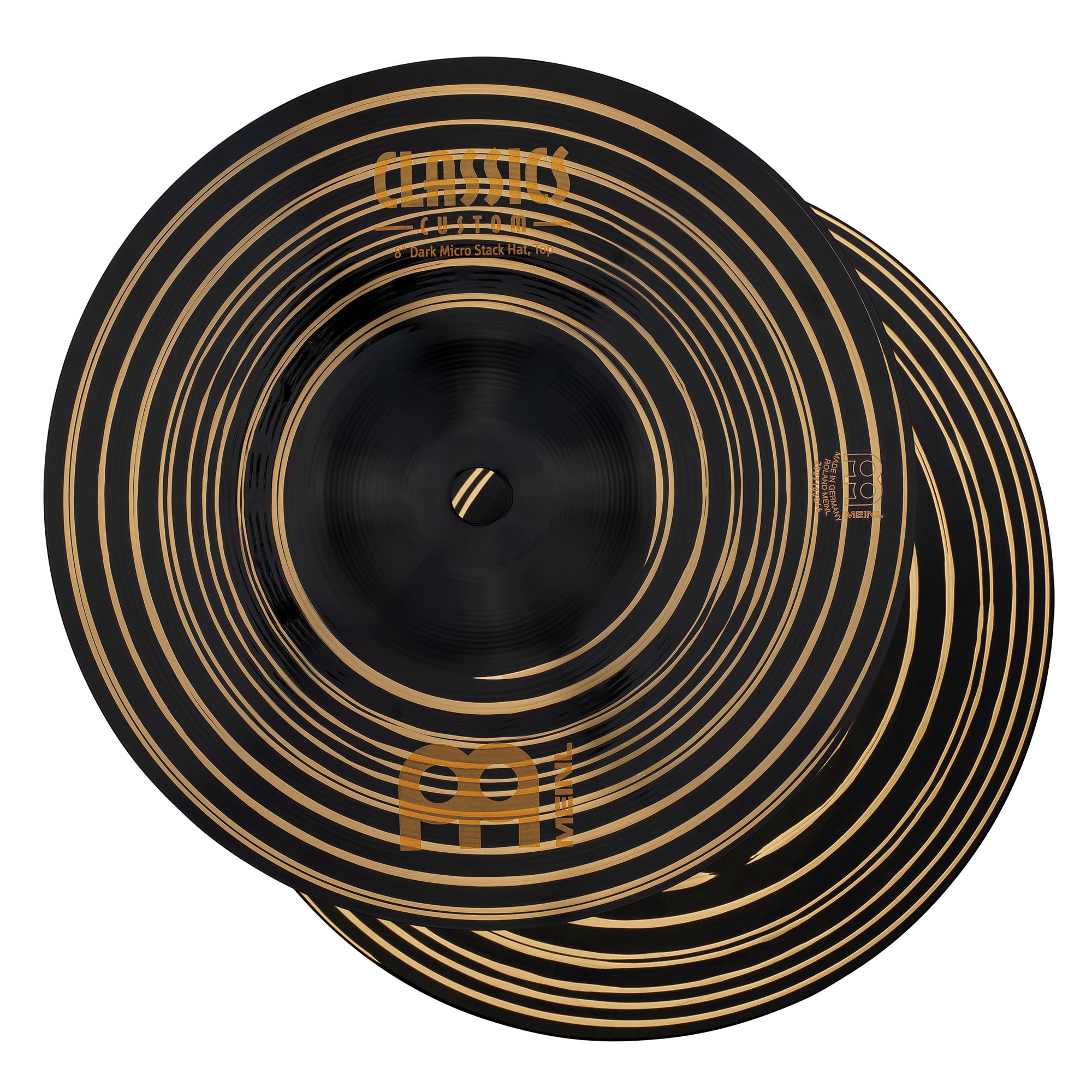 MEINL Cymbals Classics Custom Dark Micro Stack Hats 8"