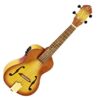 ORTEGA SALOON ELECTRO CONCERT UKULELE, HONEY BURST